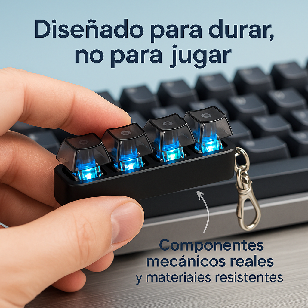 Llavero Antiestrés Teclado